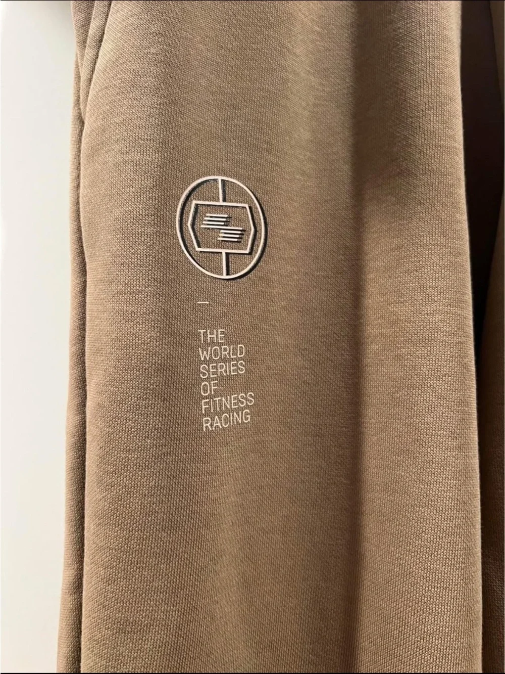 Hyrox Puma Men's Taupe Joggers with White Logo